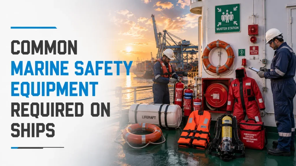 Onboard & Unsinkable: Common Marine Safety Equipment Required on Ships