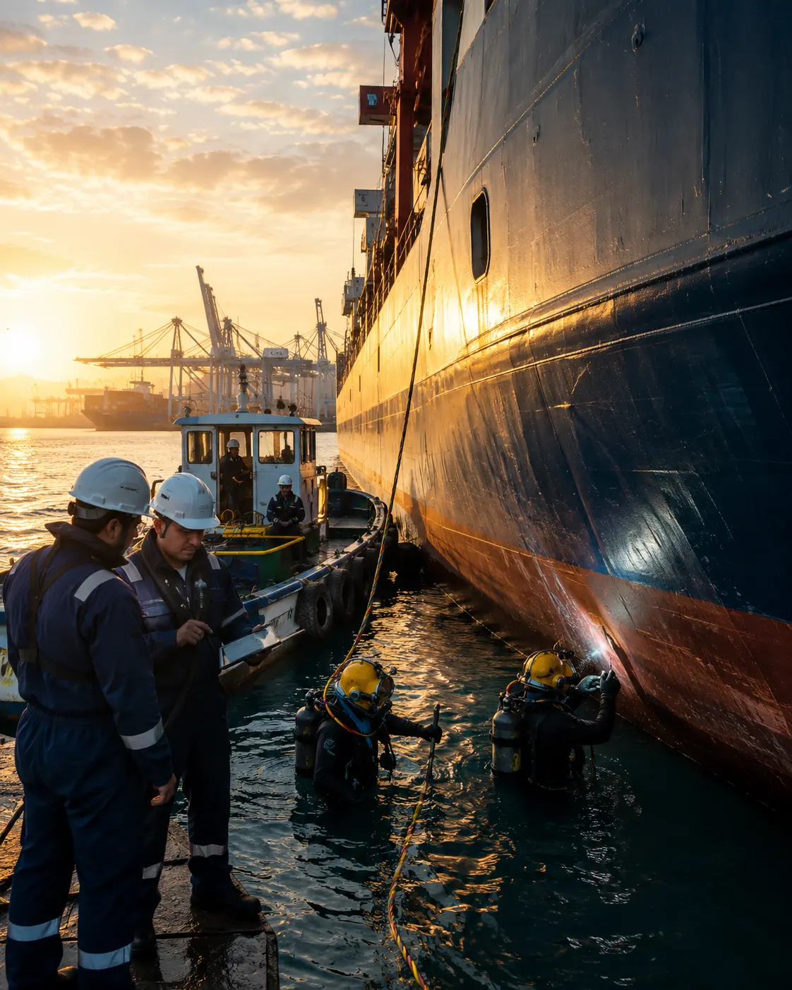 Ship chandler operations Kandla port India
