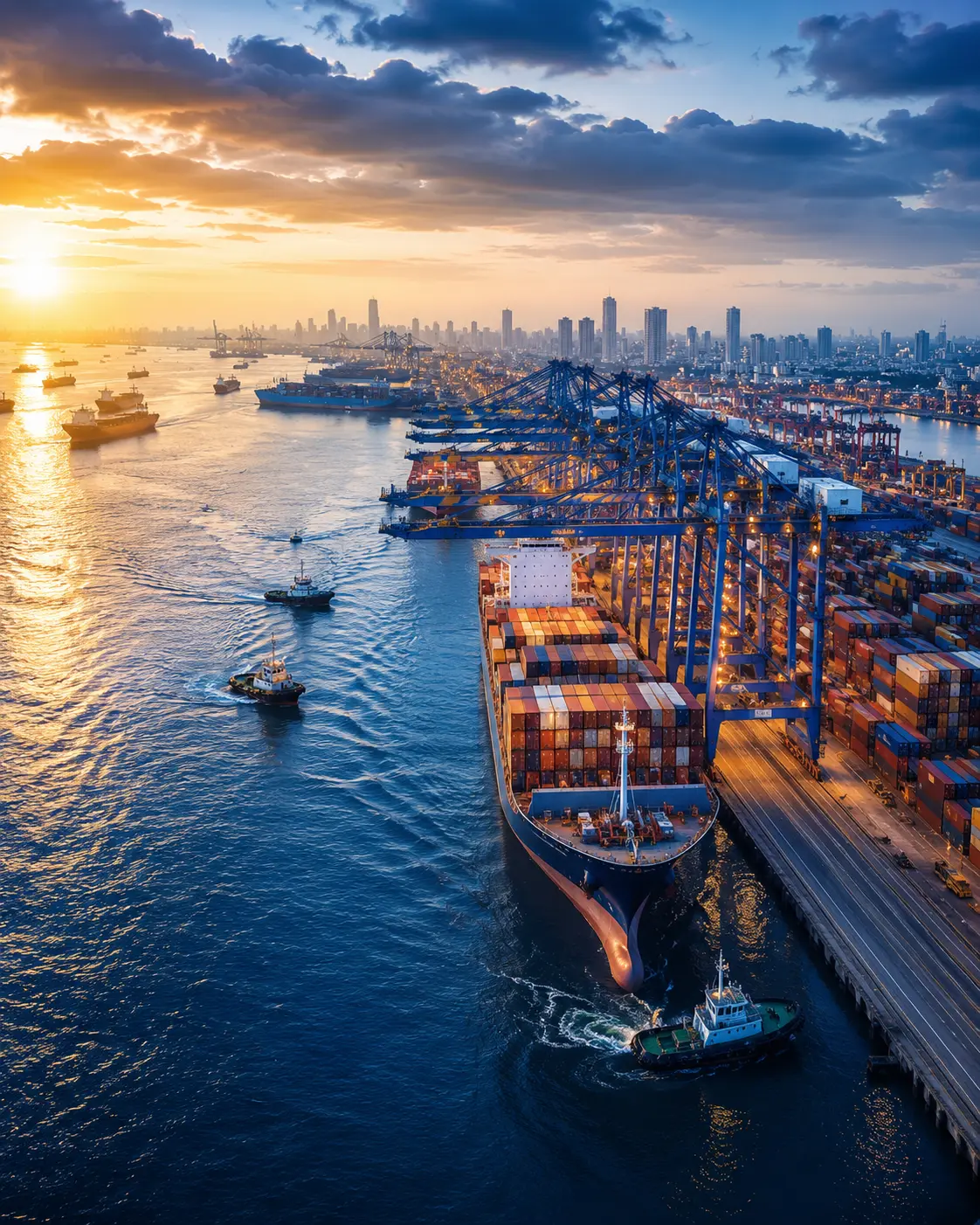 Kandla Port Ship