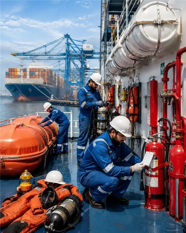 Ship chandler operations Kandla port India