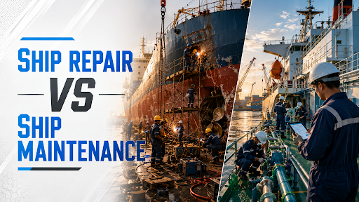 Ship Repair vs Ship Maintenance: What’s the Difference?