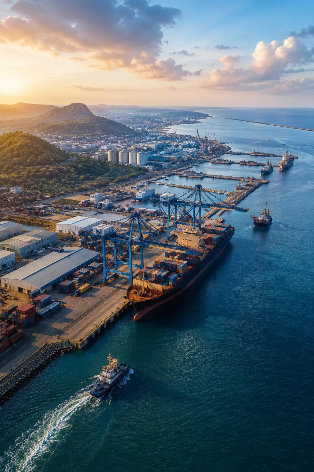 Kandla Port Ship
