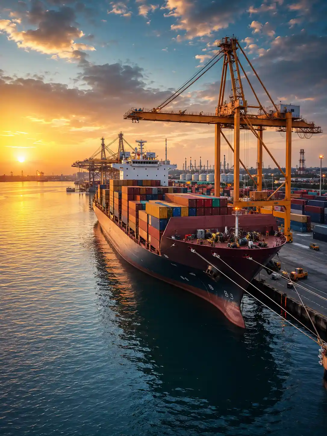 Kandla Port Ship
