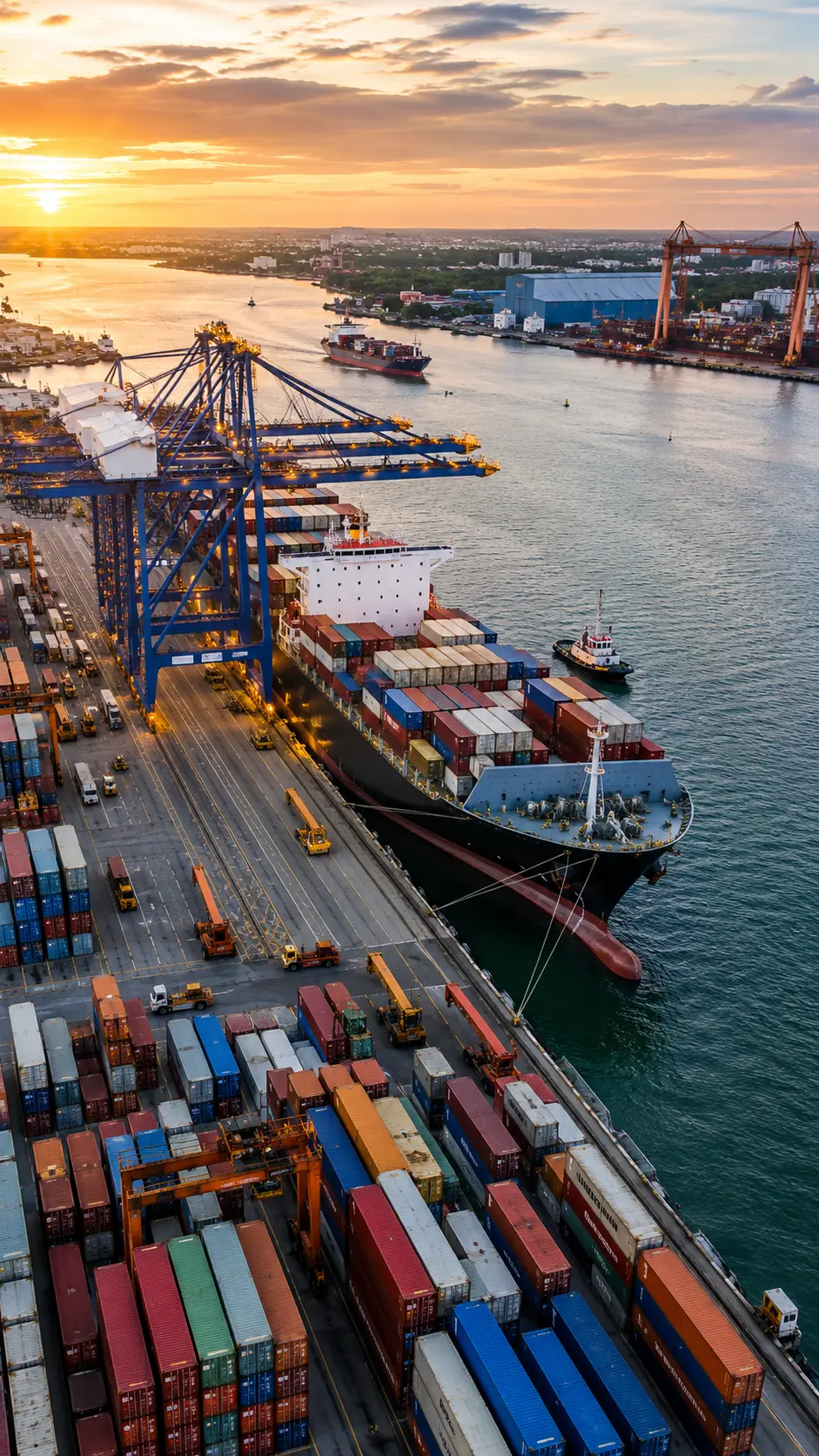 Kandla Port Ship