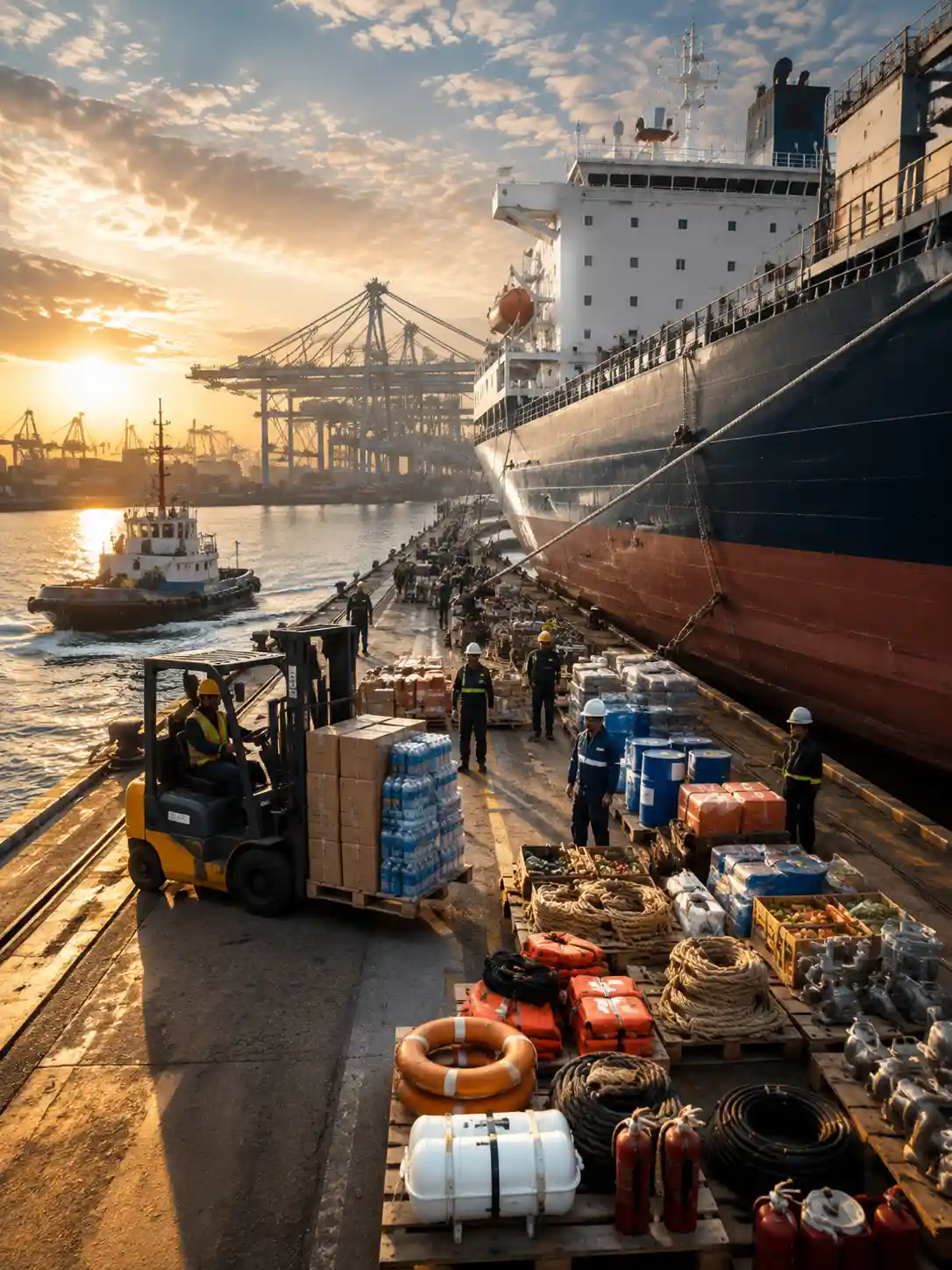 ship chandler at haldia port