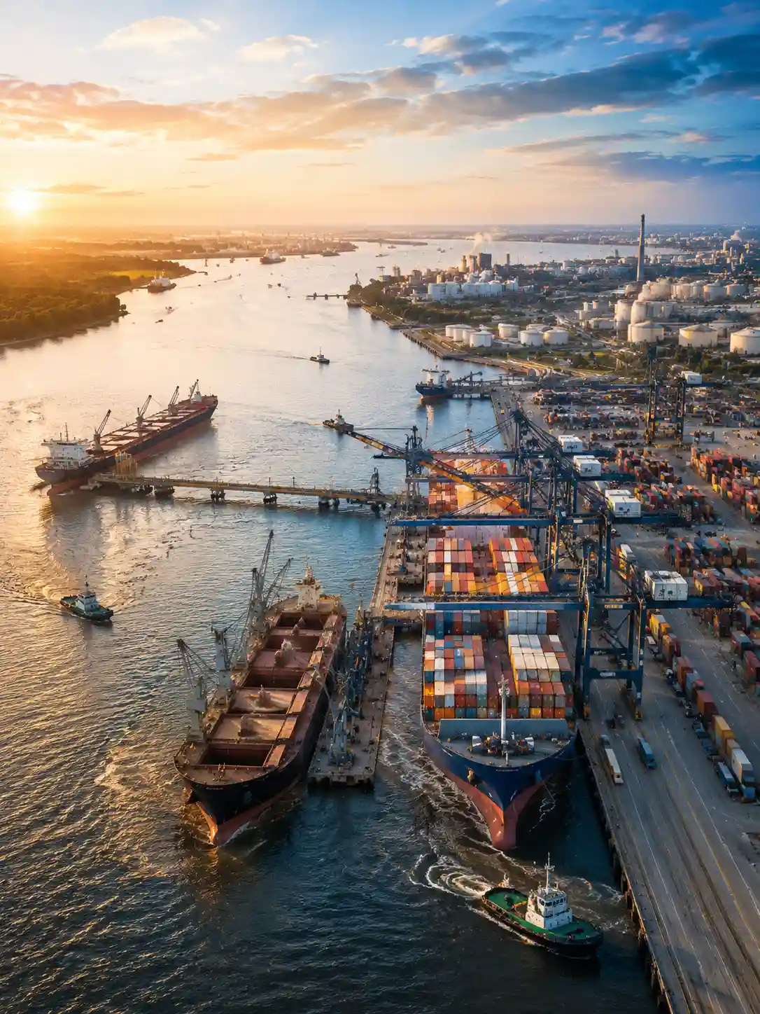 Kandla Port Ship