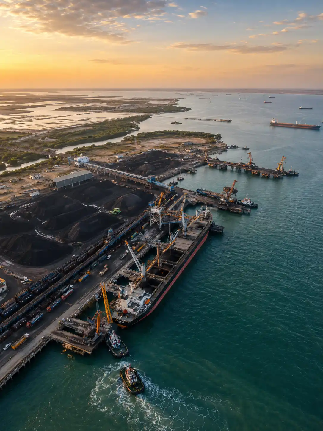 Kandla Port Ship
