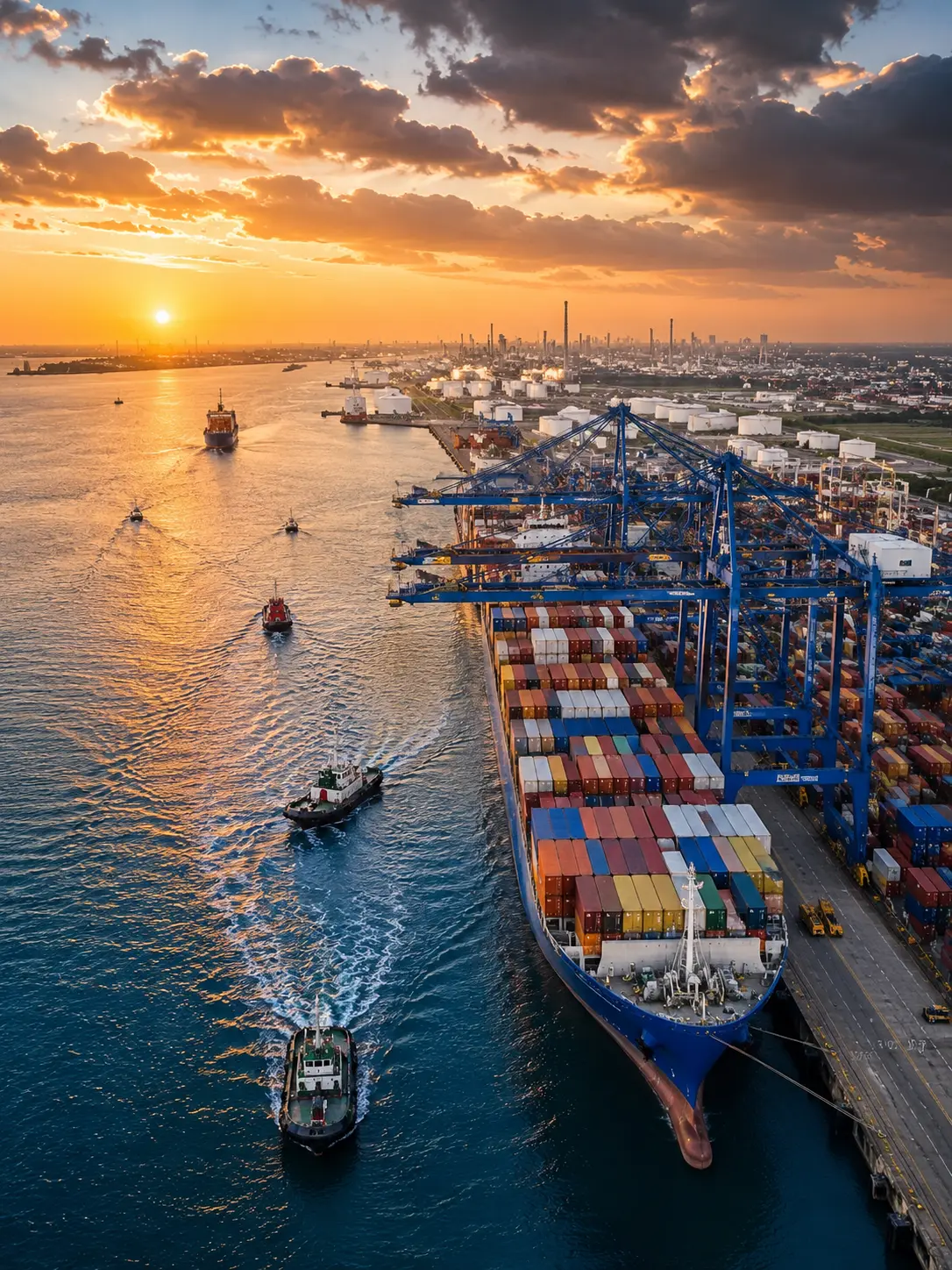 Kandla Port Ship