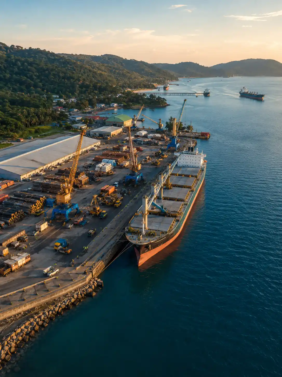 Kandla Port Ship