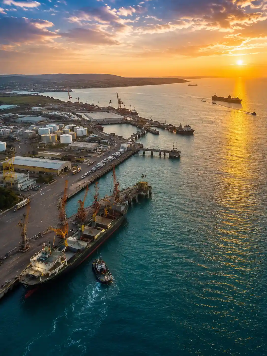 Kandla Port Ship