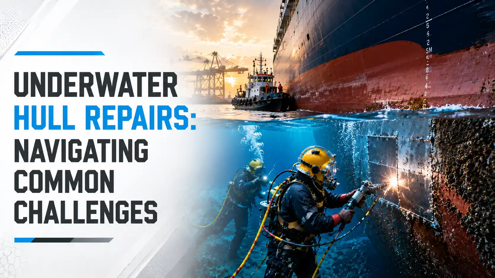 Underwater Hull Repairs Navigating