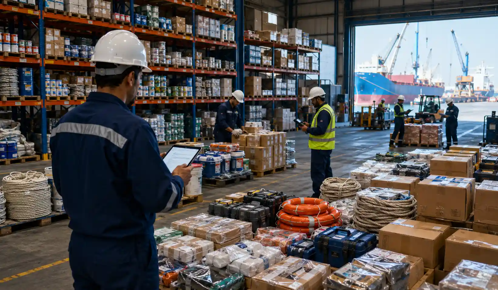 Warehouse Logistics at the Harbor