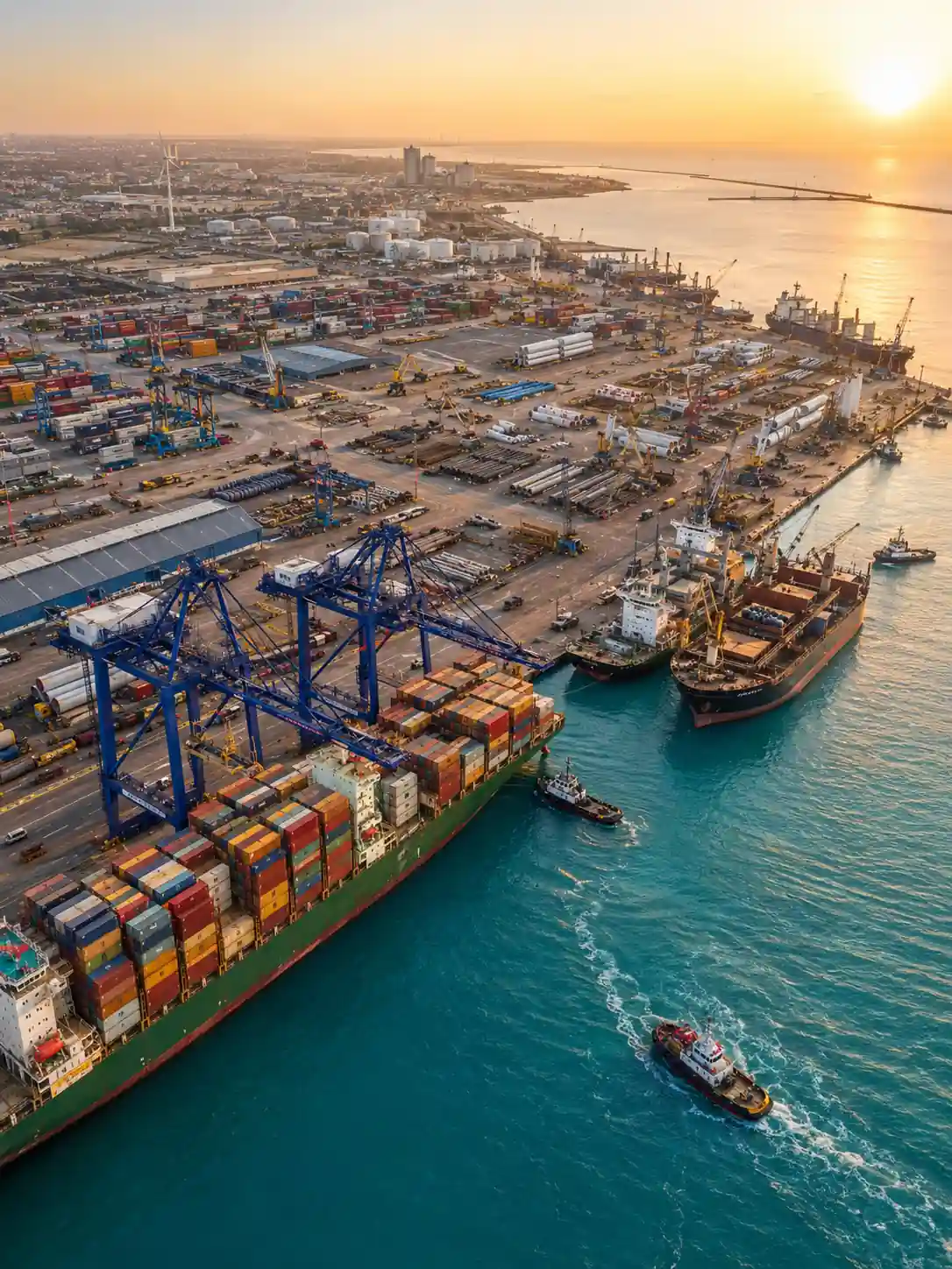 Kandla Port Ship