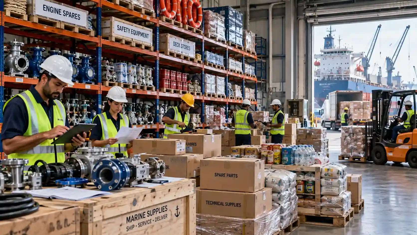 Maritime Warehouse Supply Operations