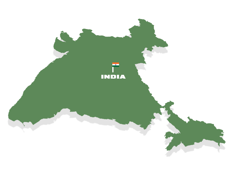 India Operational Map