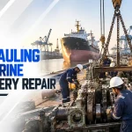 Marine Engine Overhaul at Shipyard