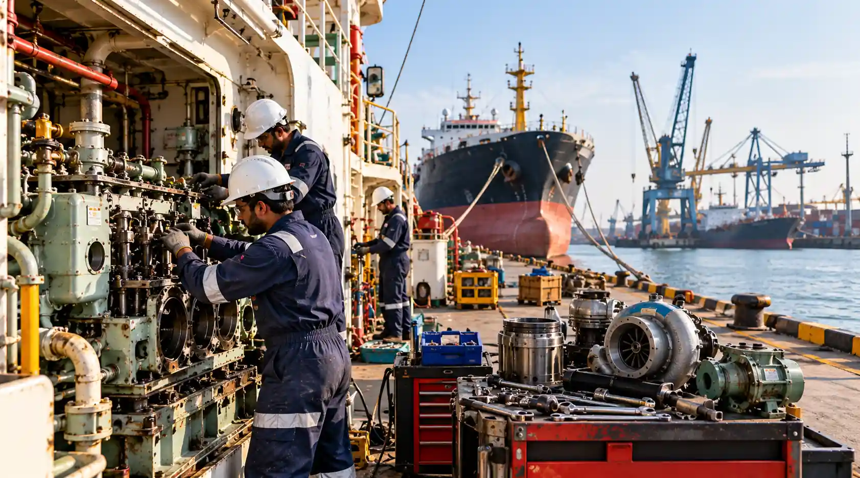 Maritime Shipyard Machinery Repair