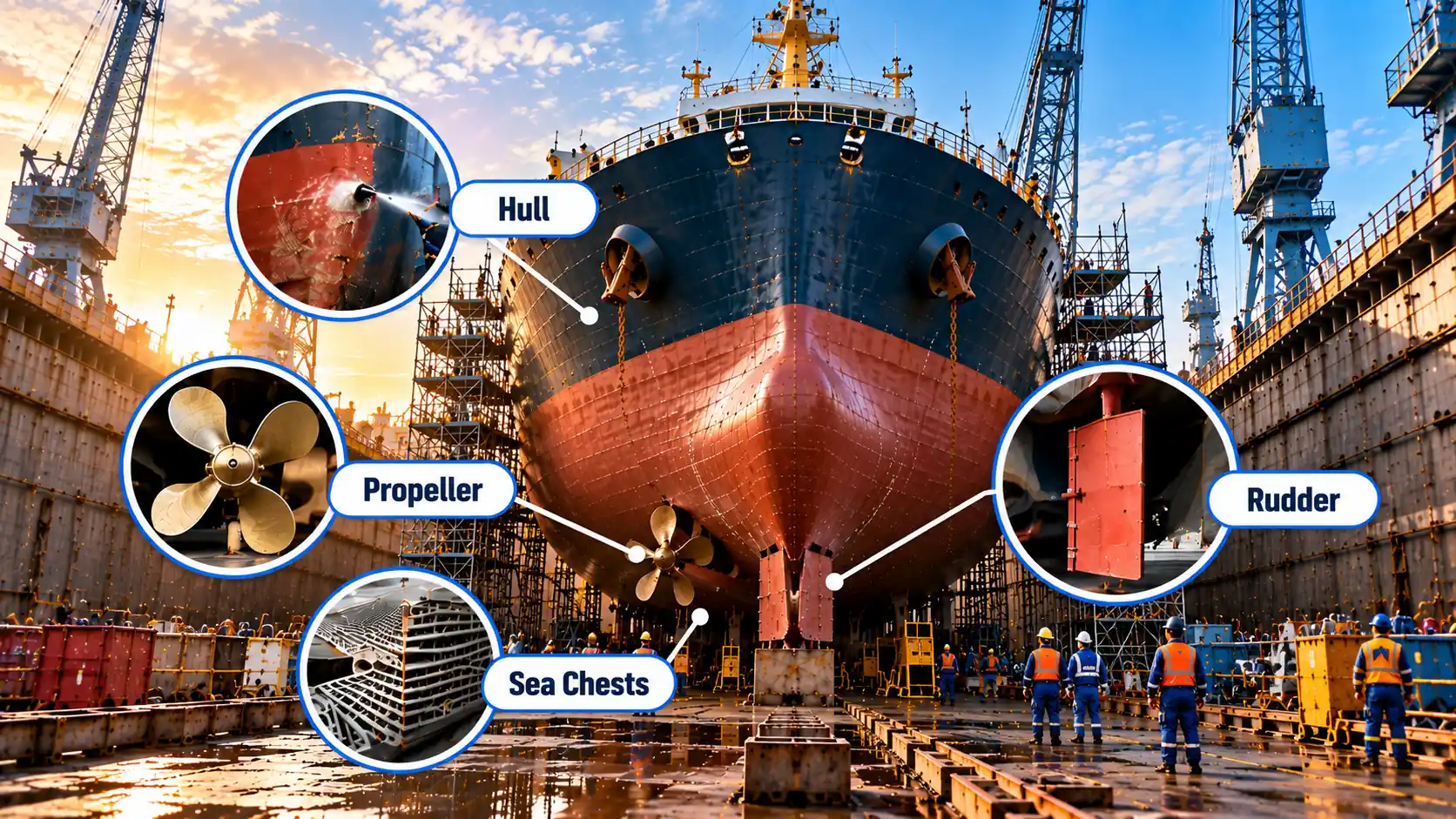 Shipyard Hull Inspection Infographic